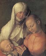 Albrecht Durer Anne with the virgin and the infant Christ oil
